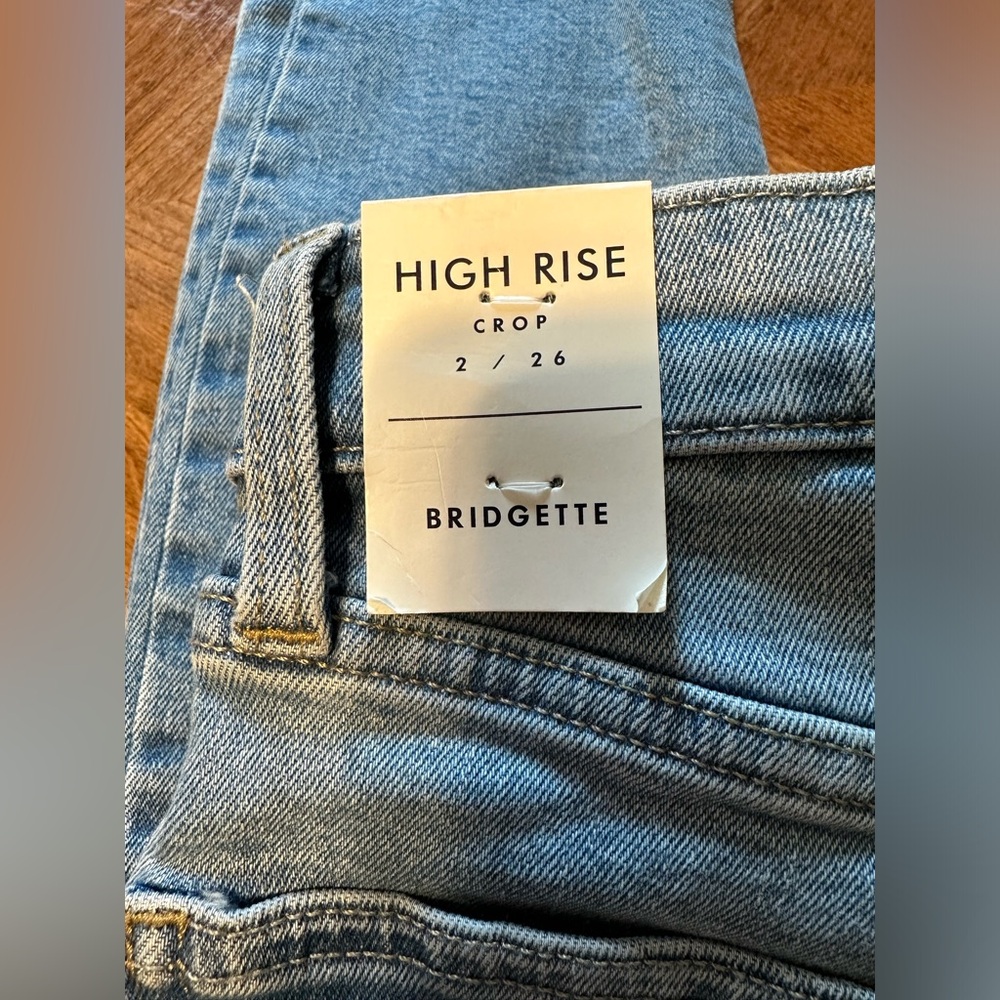 Lucky Brand “Bridgette” High Rise Cropped Jeans 2/26